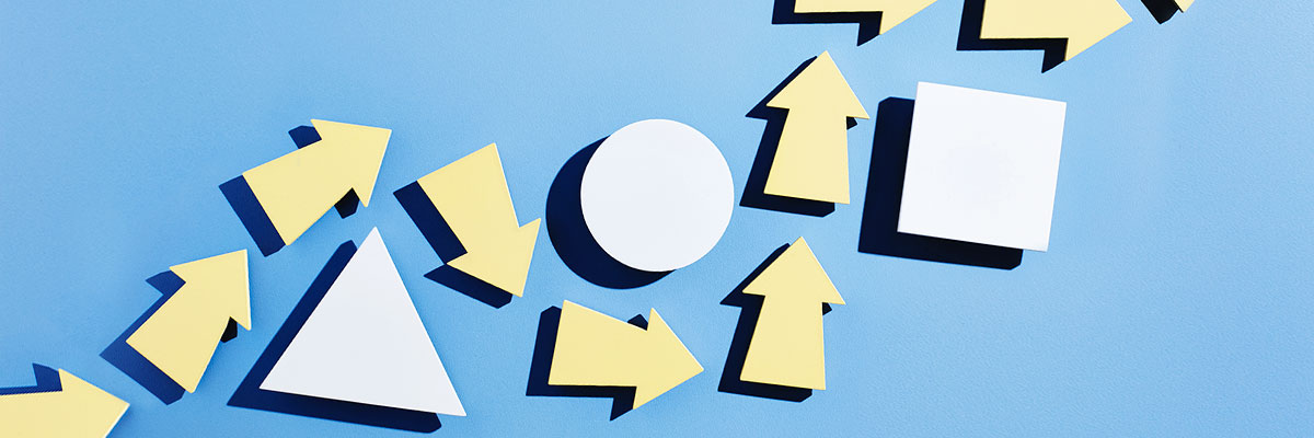 illustration of arrows and other shapes