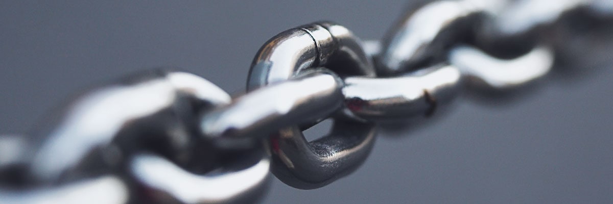 photo of linked chain