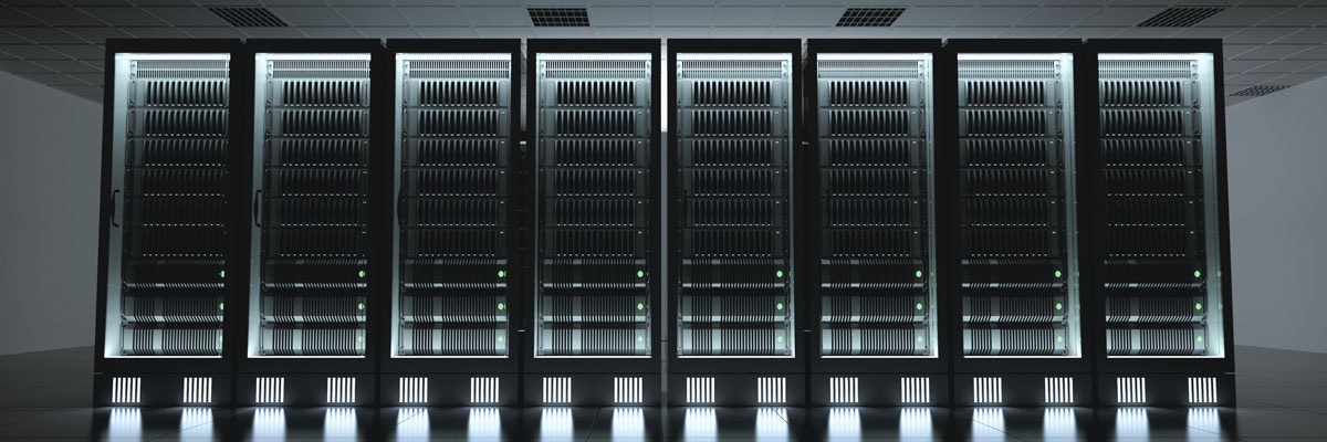 photo of computer servers