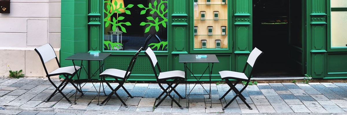 Photo of outdoor seating