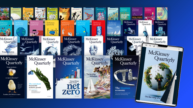 An image linking to the web page “McKinsey Quarterly” on McKinsey.com.