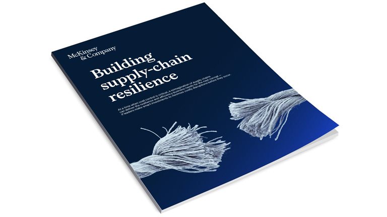 Cover image of the Building supply-chain resilience report