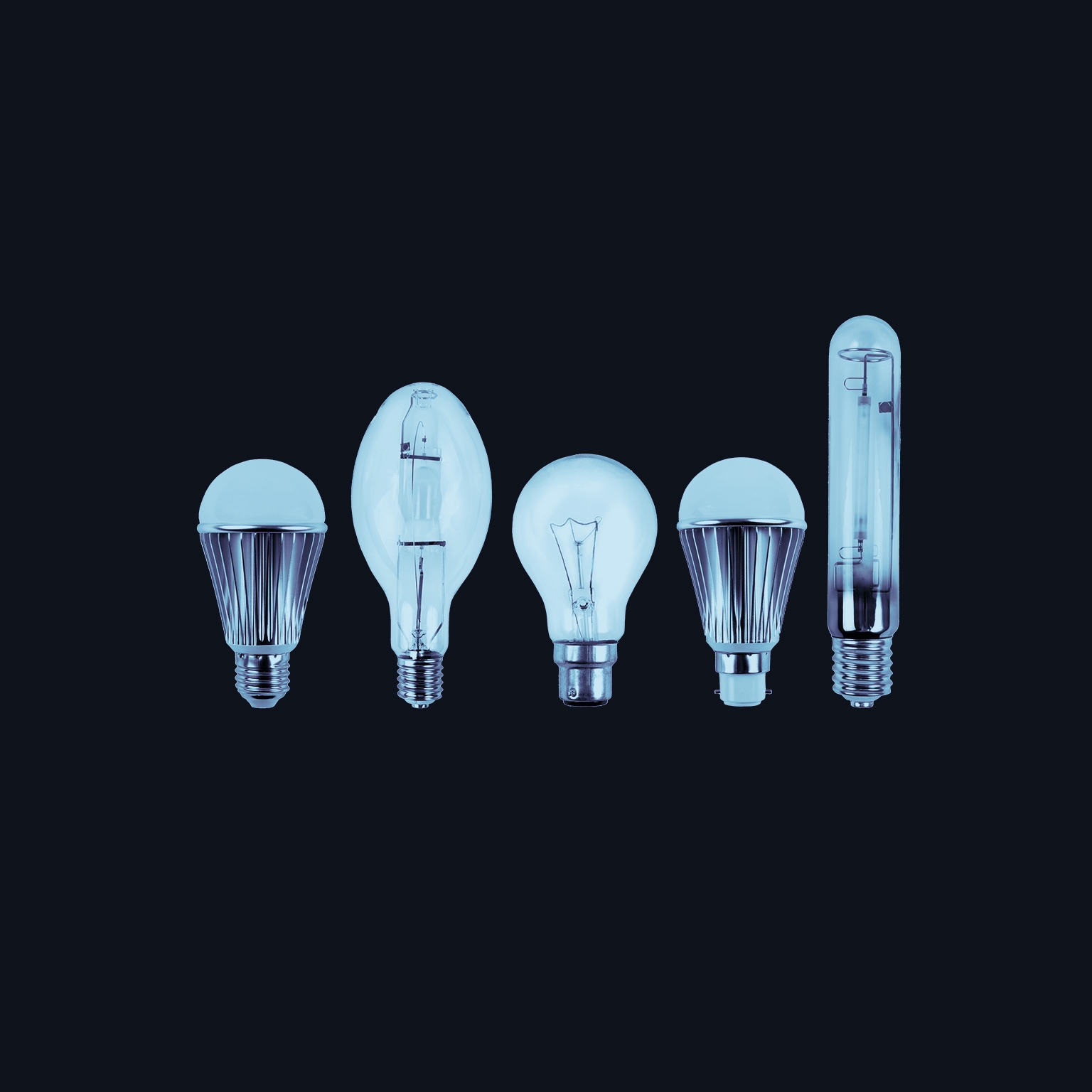 Image of various light bulbs