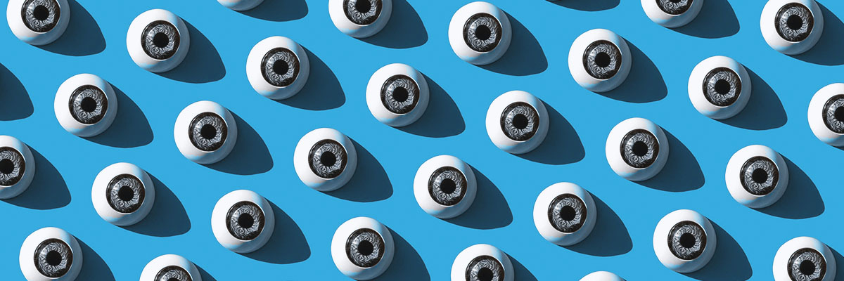 Image of eyeballs suggesting surveillance