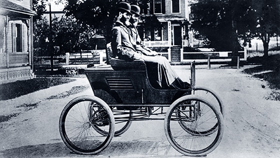 Image of a Stanley Steamer automobile
