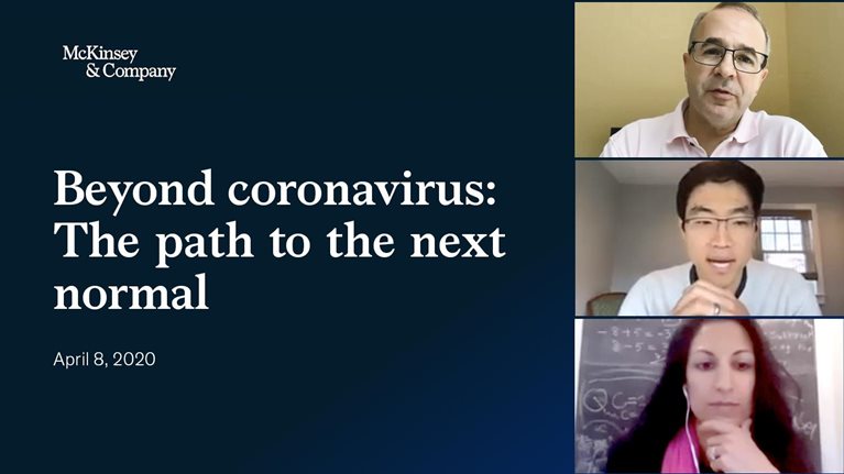 The path to the next normal