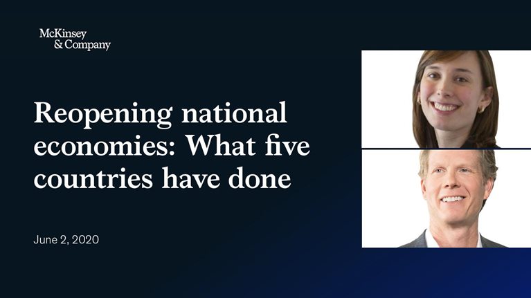 Reopening national economies