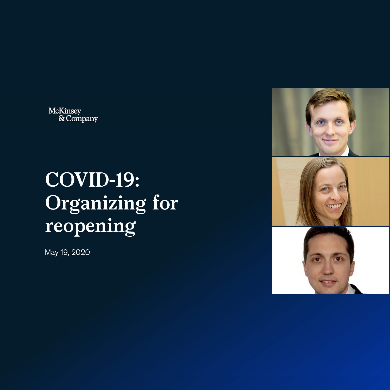 Organizing schools to reopen during the COVID-19 crisis