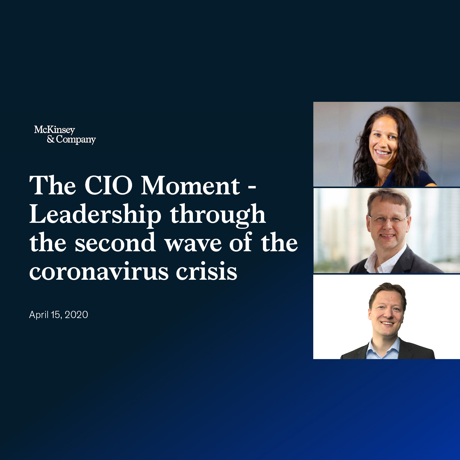 The CIO moment: Leadership through the second wave of the coronavirus crisis