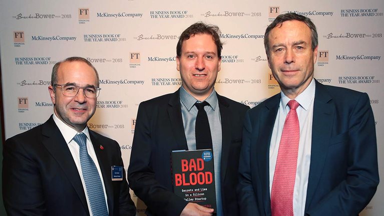 <em>Bad Blood</em> wins 2018 Business Book of the Year Award