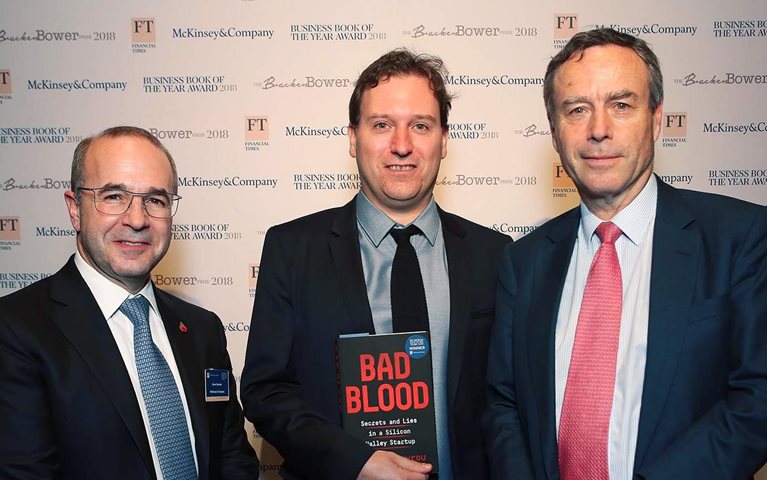 <em>Bad Blood</em> wins 2018 Business Book of the Year Award
