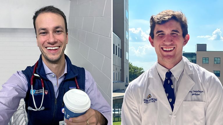 Dr. Greg Zahner, left, and Dr. Stefan Castellnos