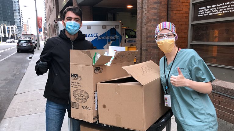 McKinsey volunteers and alums team up to feed healthcare workers and keep local restaurants afloat