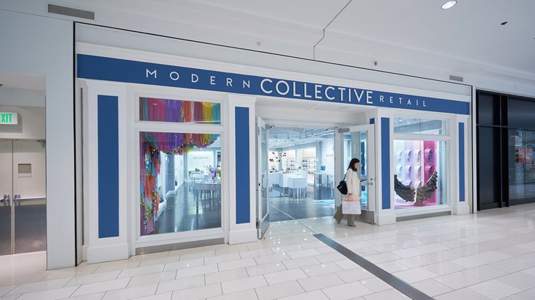 McKinsey's fully interconnected shopping store located in Mall of America