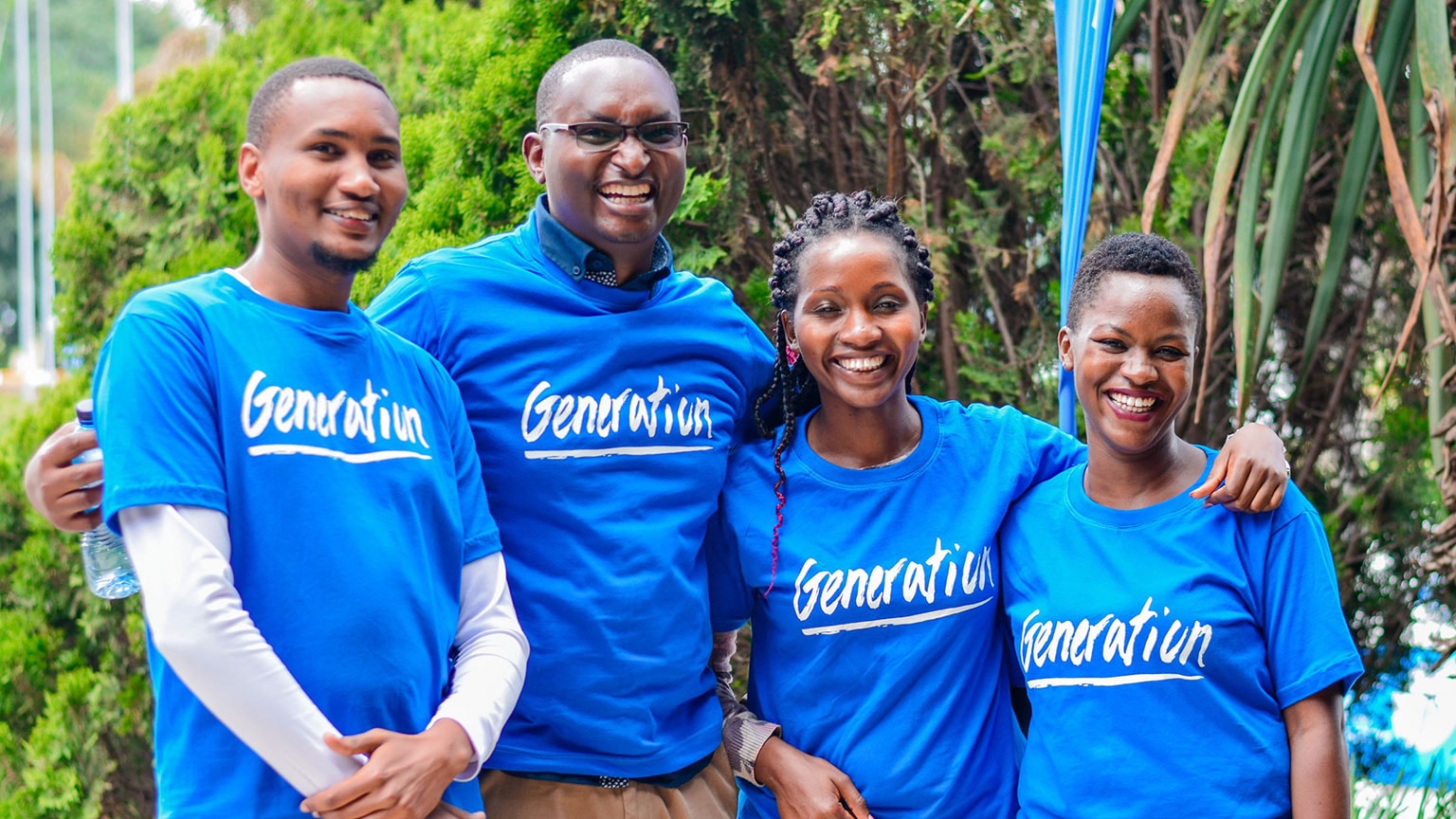 Generation graduates in Kenya