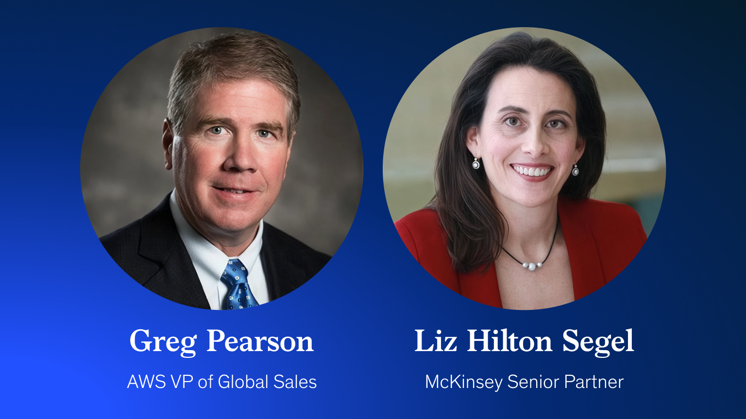 Greg Pearson and Liz Hilton Segel