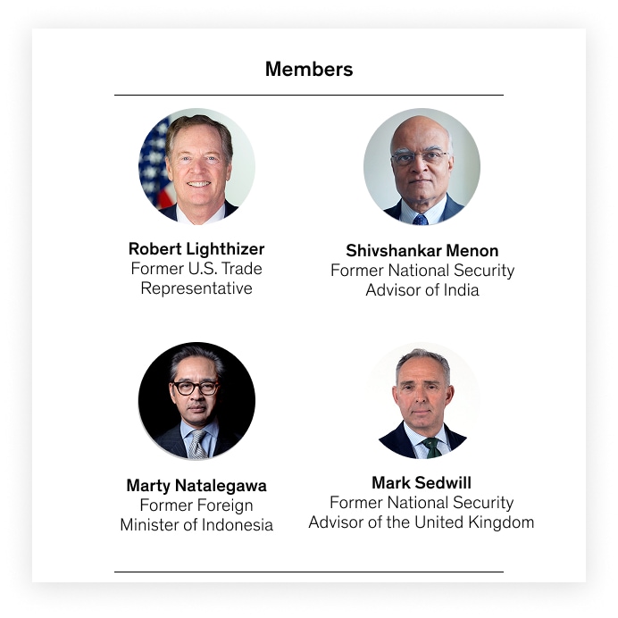 McKinsey’s Geopolitics Practice strengthens leading advisory council