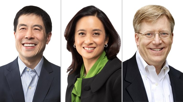 Headshots of McKinsey partners - from left to right: Michael Chui, Lareina Yee, Roger Roberts