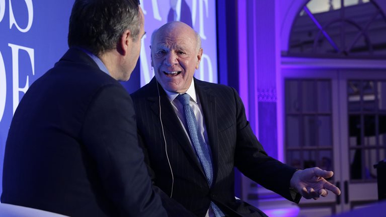 Barry Diller, chairman and senior executive at IAC and Expedia, gave the ceremony’s keynote address.
