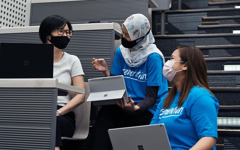 Reskilling older workers for new careers in tech