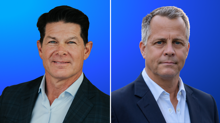 Former McKinsey Partner Steve Miller, who led the engagement, left, and Len Kortekaas, board member at Travis Manion Foundation and former board chair of The Mission Continues.