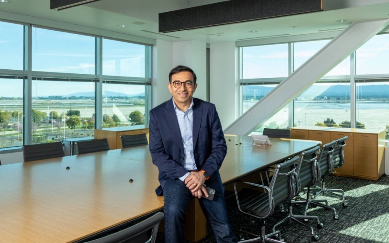 Amit Walia in meeting room