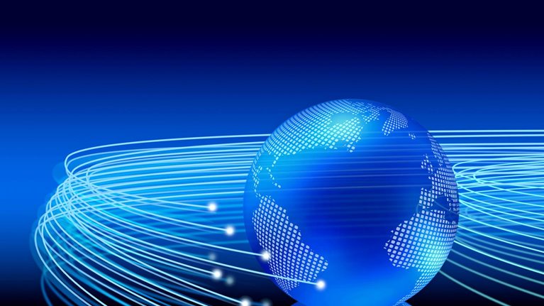 An abstract depiction of the planet Earth