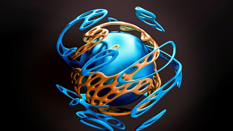 Computer generated image of sphere