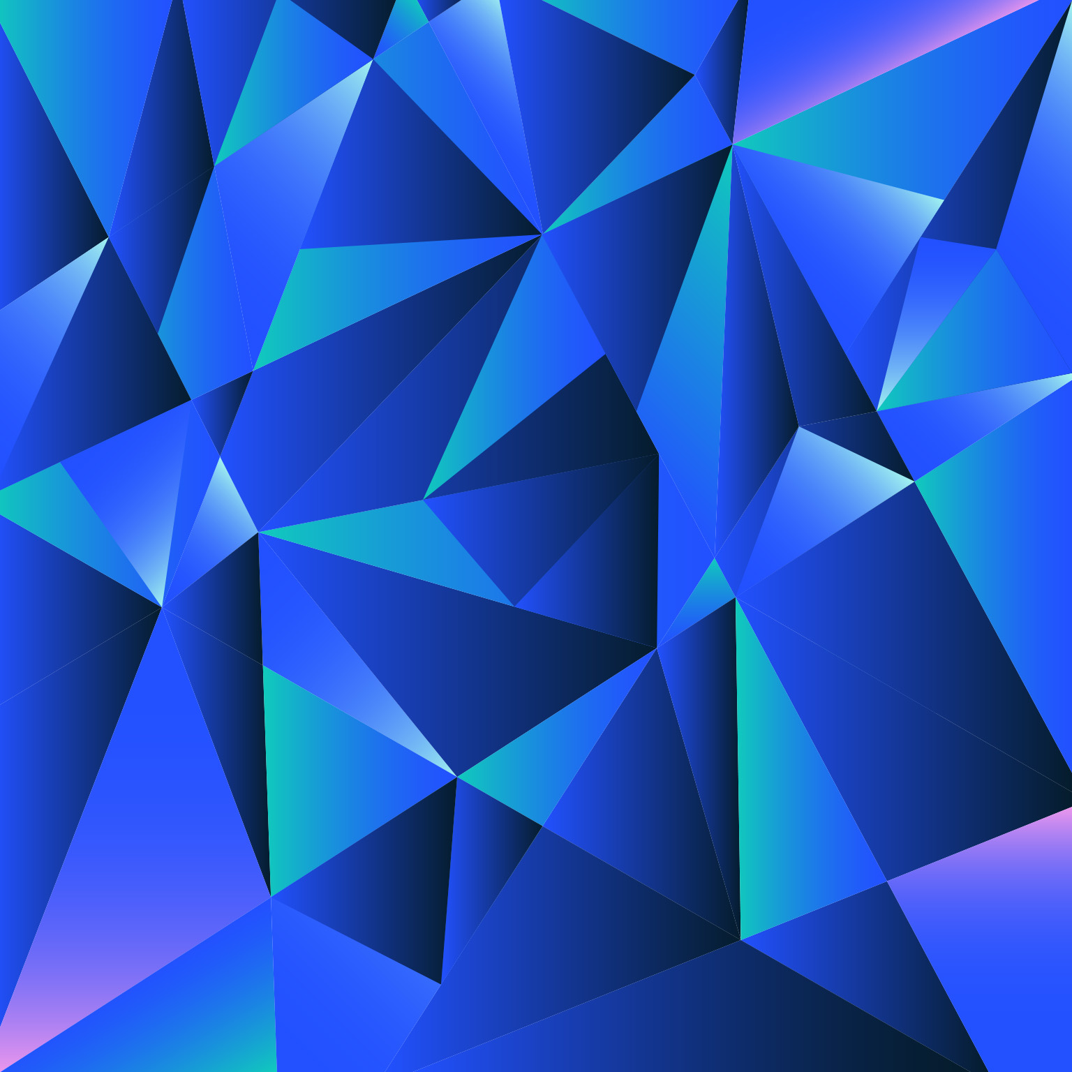 abstract image of blue triangles