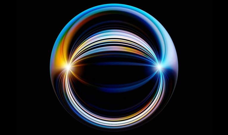 illustration ominous glowing orb