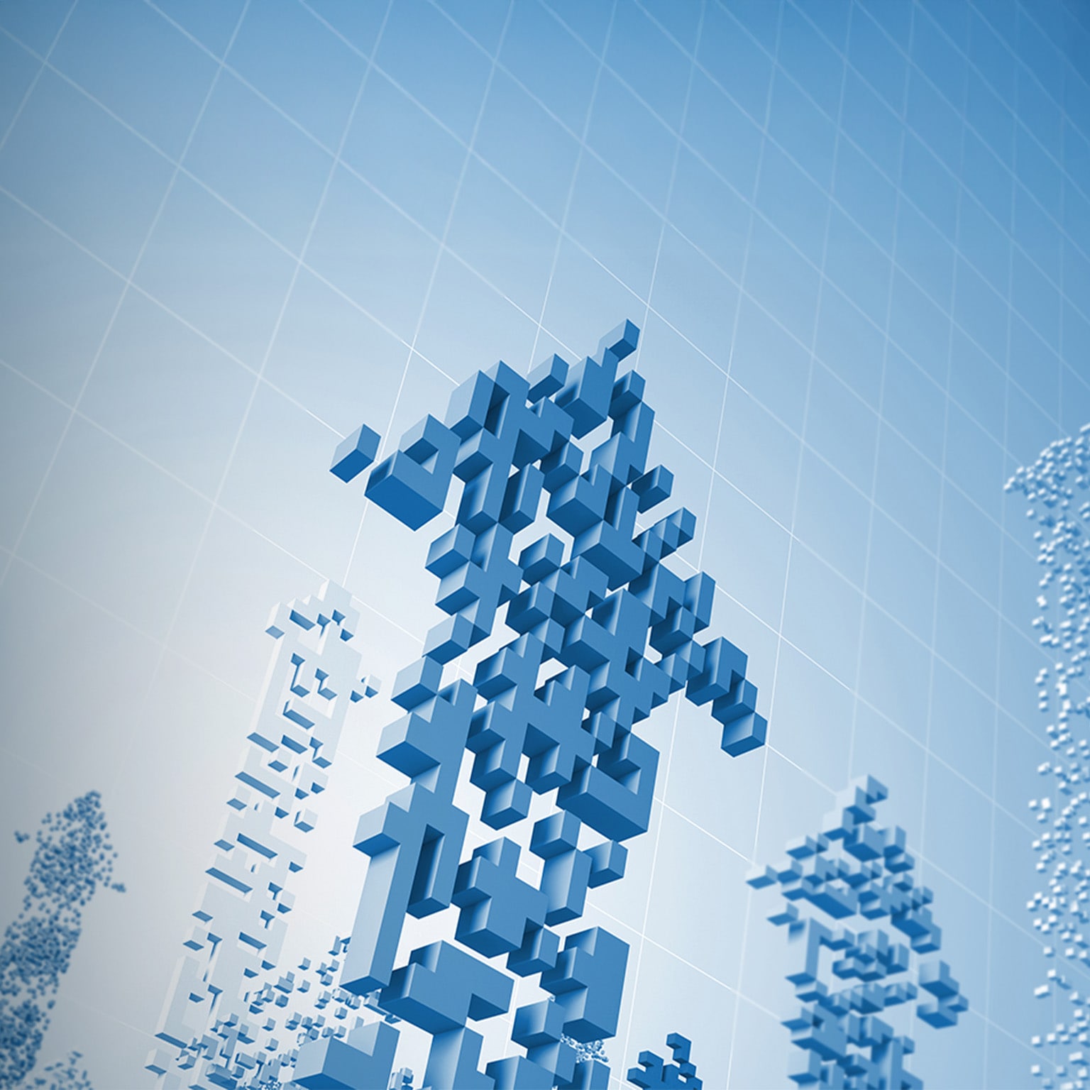 3d abstract arrows pointing up