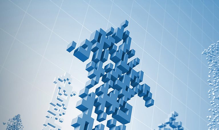 3d abstract arrows pointing up