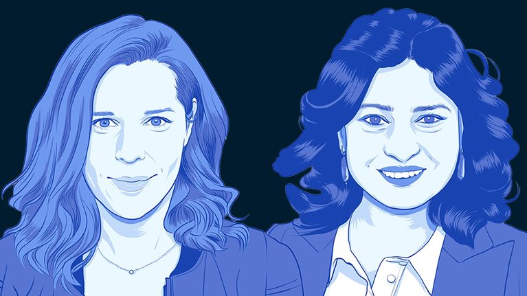 Asmita Dubey and Camille Kroely illustration