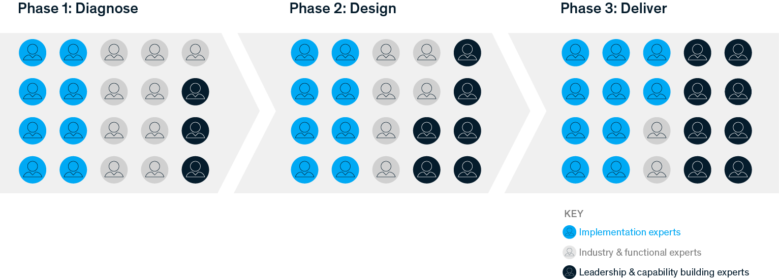Implementation Expert Involvement Diagram