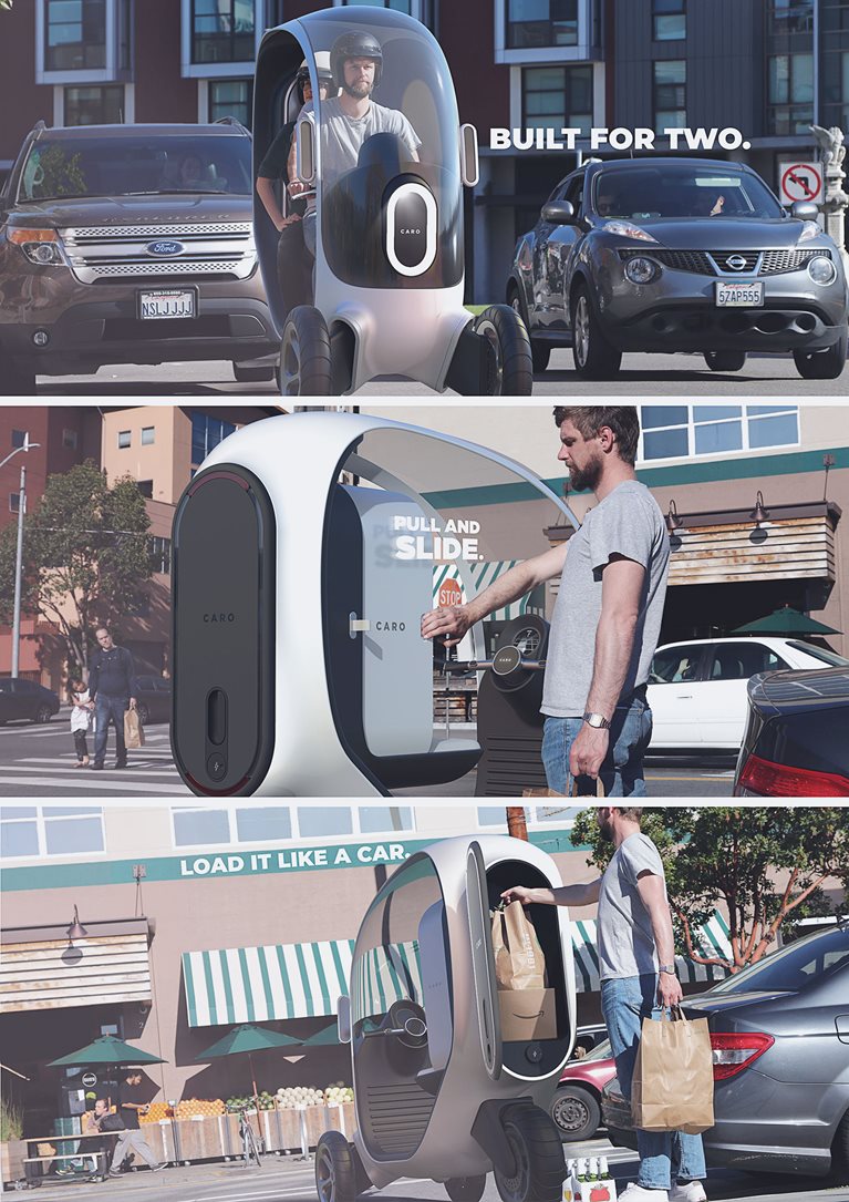 Caro, an innovative and conscientious personal transportation alternative