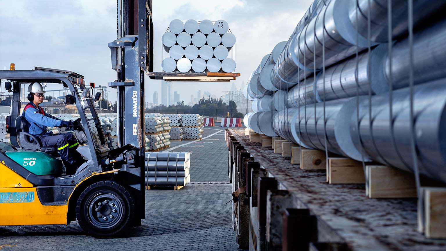 Emirates Global Aluminium construction site