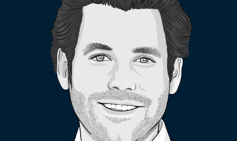 Illustration of David Nothacker headshot