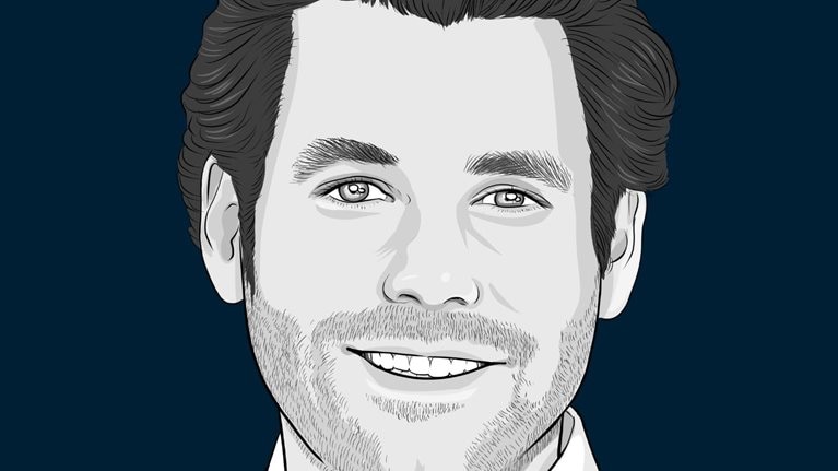 Illustration of David Nothacker headshot