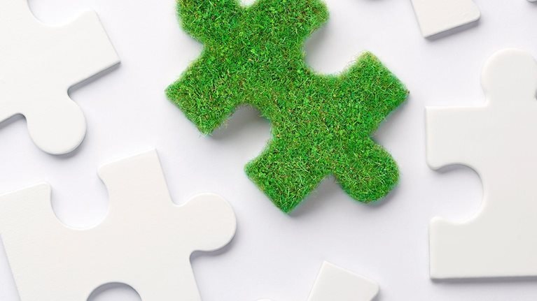 Green Business - stock photo