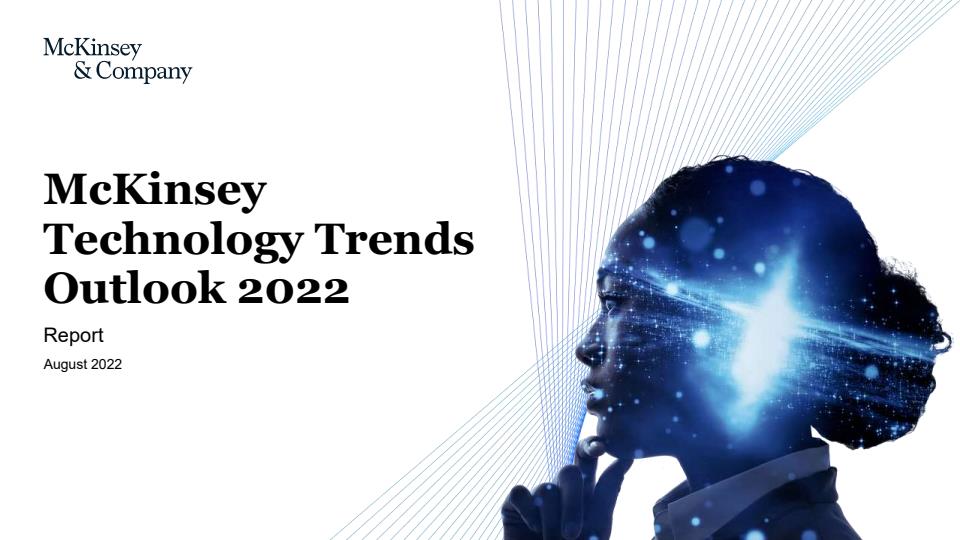 McKinsey Technology Trends Outlook 2022