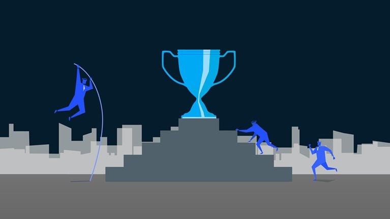 Trophy award - stock illustration