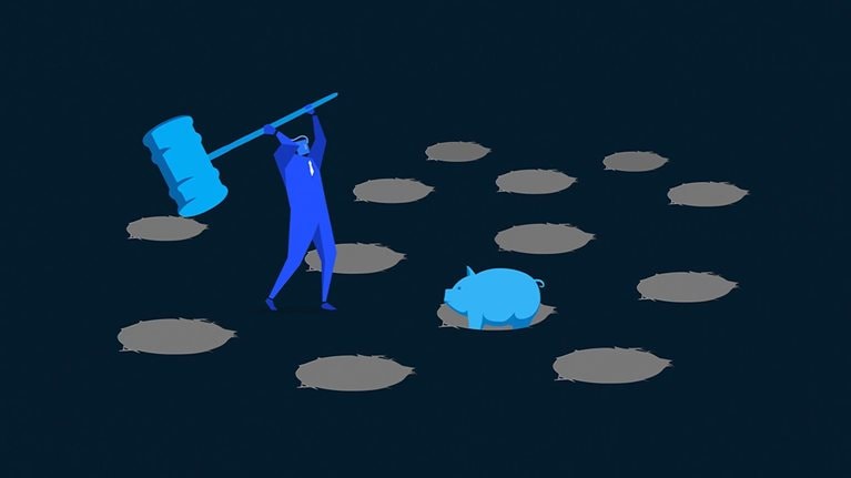 Animals Hunting - stock illustration