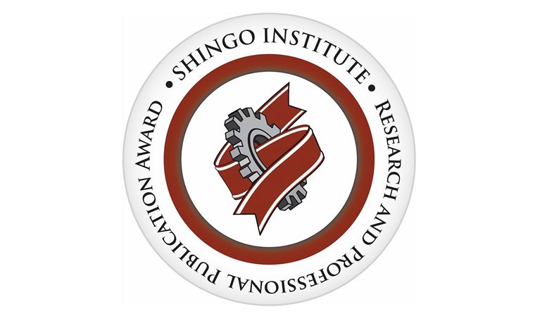 Shingo Institute Research award