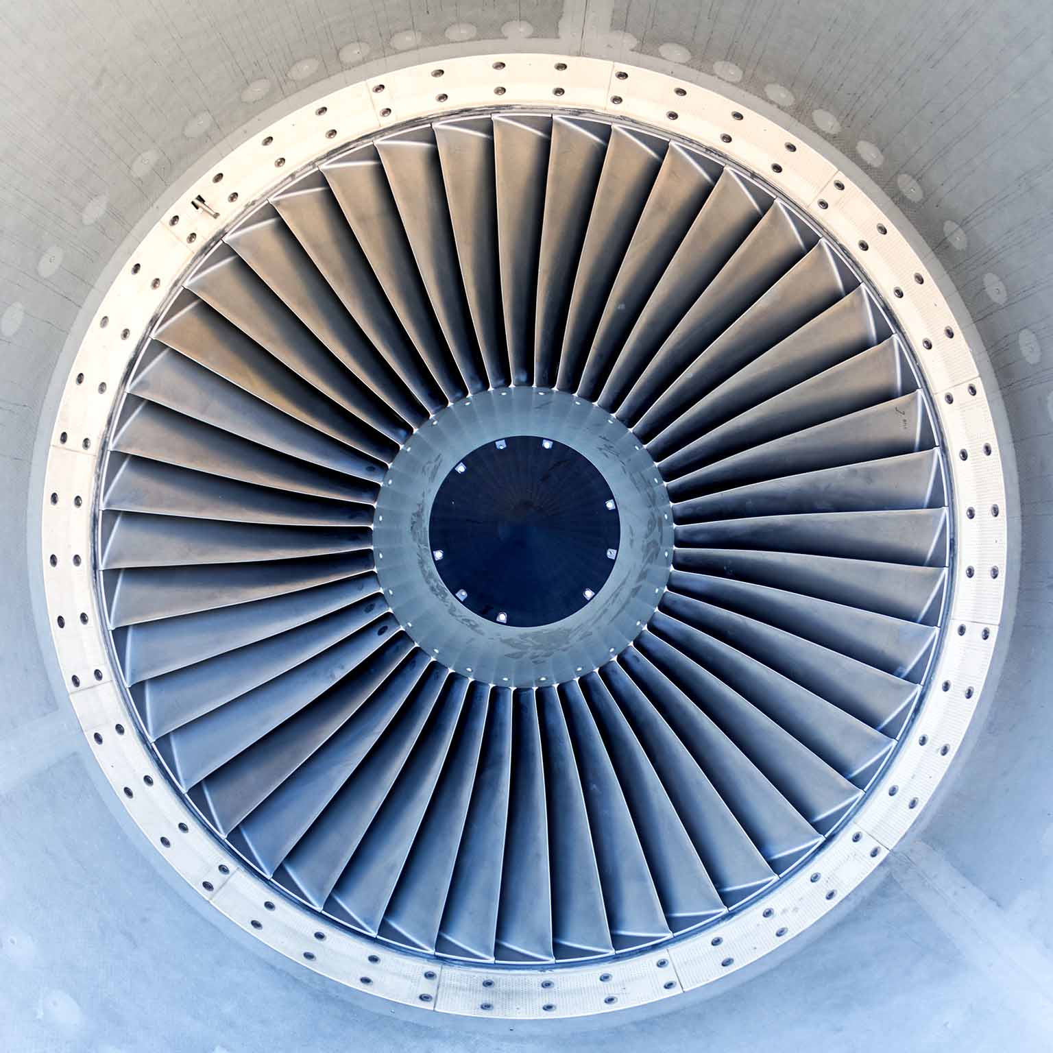A jet engine turbine