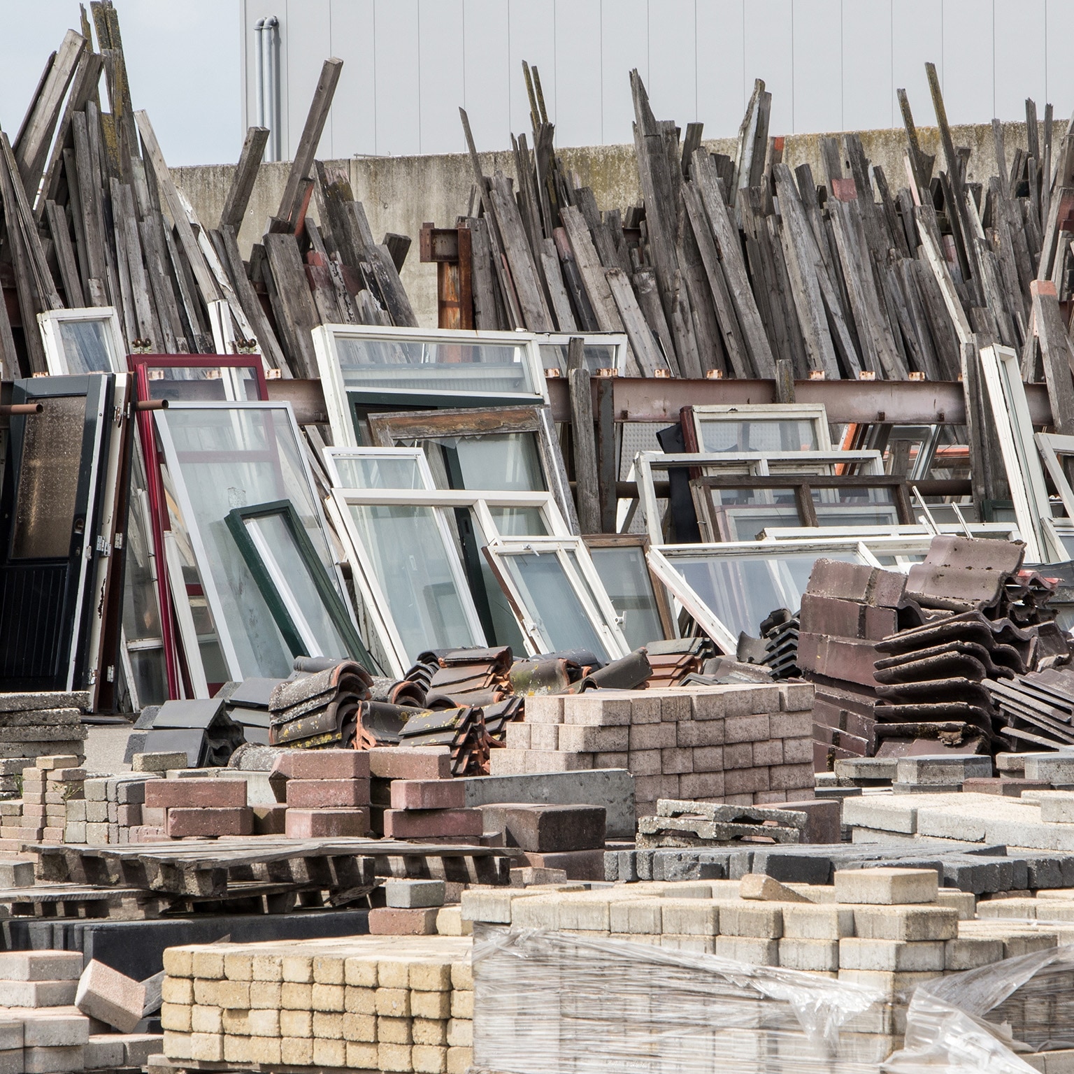 construction materials stock photo