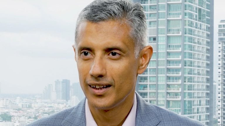 Screen shot of McKinsey senior partner Azam Mohammad