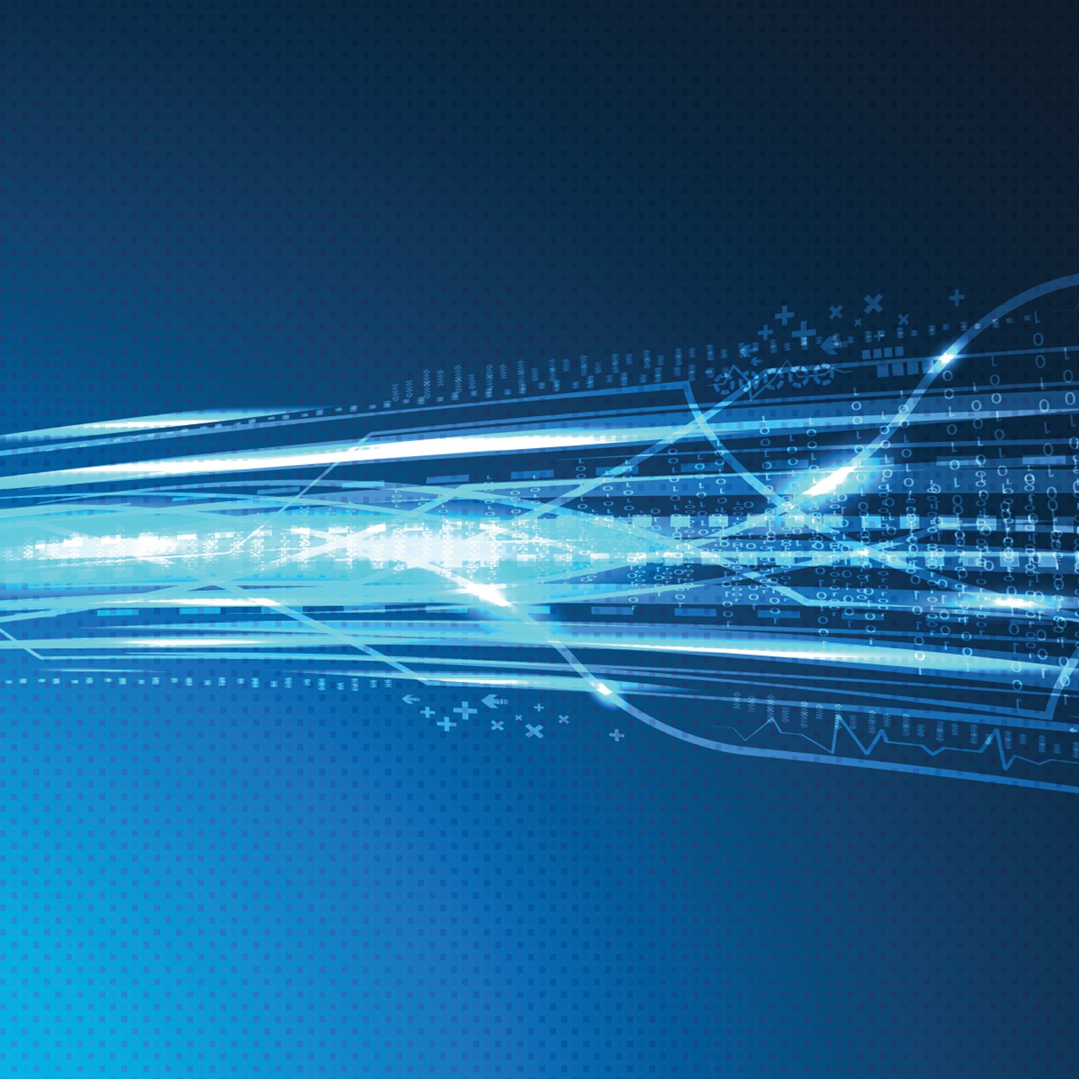 Abstract technology background blue lines graphic, illustration vector. - stock illustration