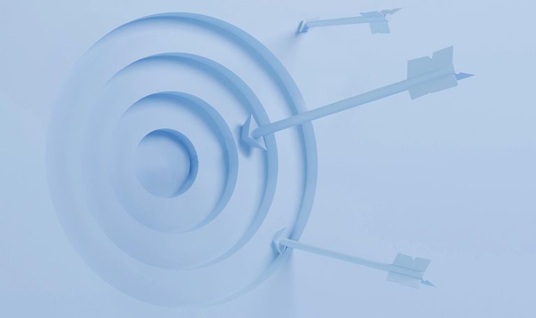 Target with arrows