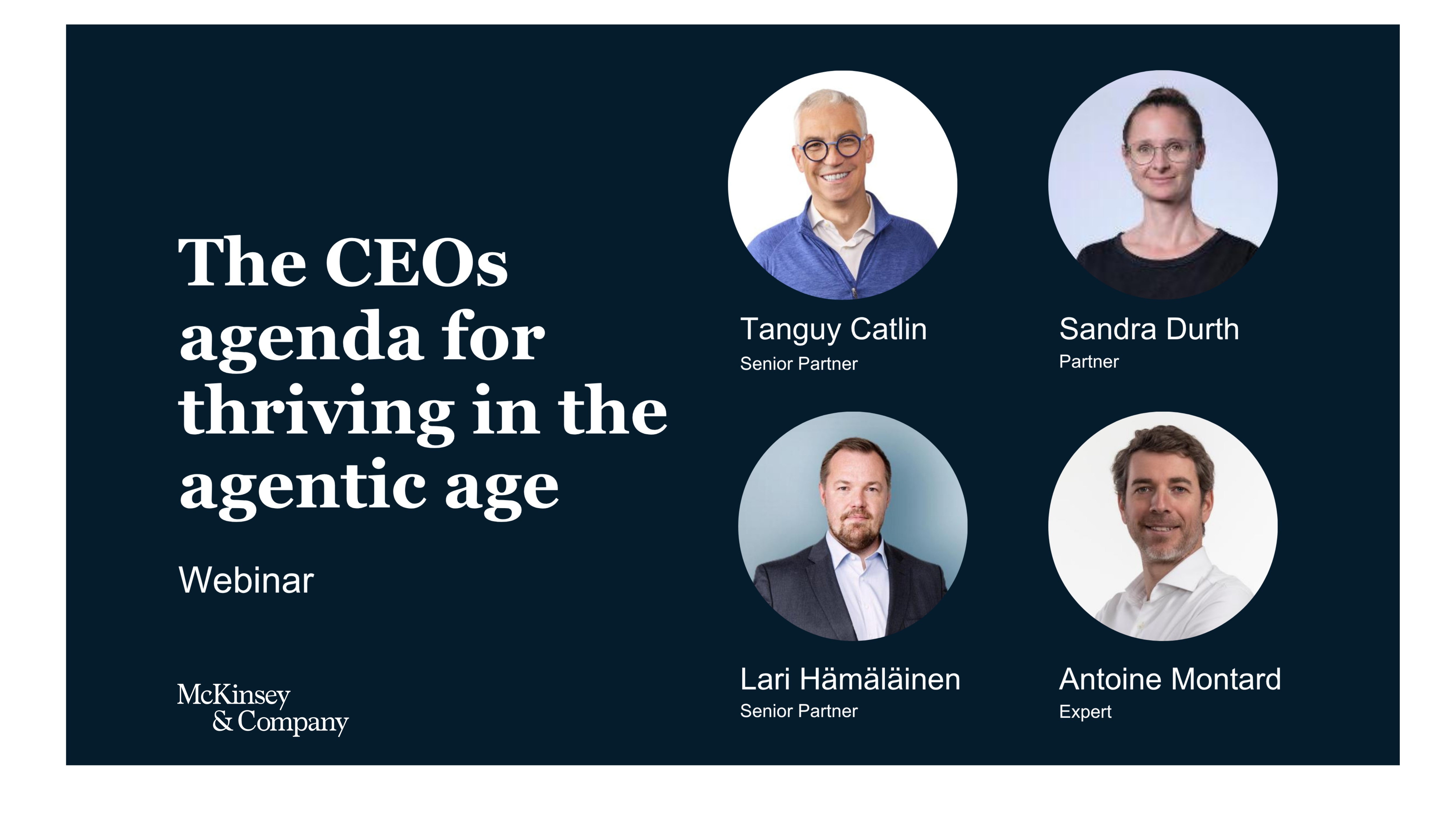 The CEOs agenda for thriving in the agentic age