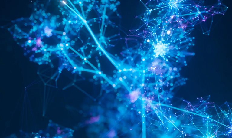 Video animation of a complex Digital structure growing endlessly